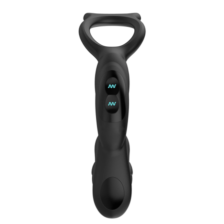 Nexus Simul8 Silicone Dual-Action Intimate System, Rechargeable, Black