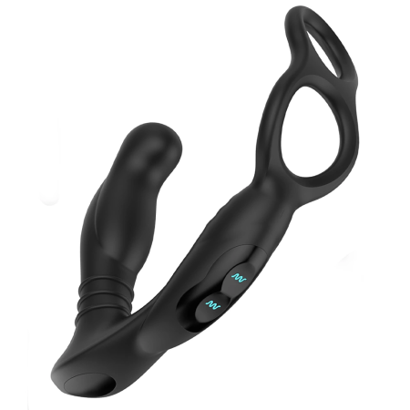 Nexus Simul8 Silicone Dual-Action Intimate System, Rechargeable, Black