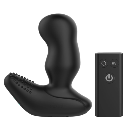 Nexus Revo Extreme Silicone Rotating Intimate Machine, Black, Large