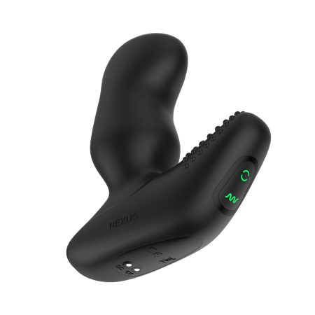 Nexus Revo Extreme Silicone Rotating Intimate Machine, Black, Large