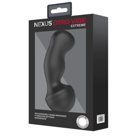 Nexus Gyro Vibe Extreme Dual Motor Silicone Intimate Machine Black