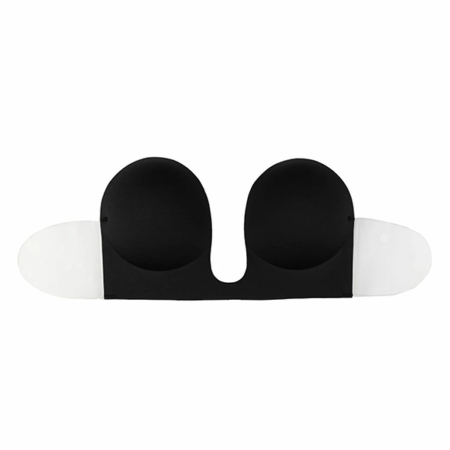 Bye Bra Seamless U-Style Adhesive Bra Cup C Black - Strapless Solution