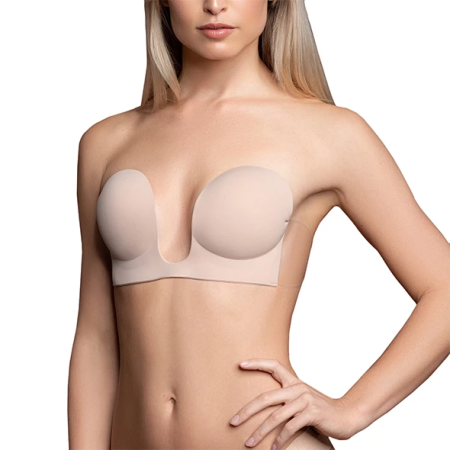 Bye Bra Seamless U-Style Bra Cup C Nude - Invisible Backless Solution