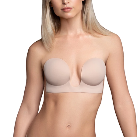 Bye Bra Seamless U-Style Bra Cup C Nude - Invisible Backless Solution
