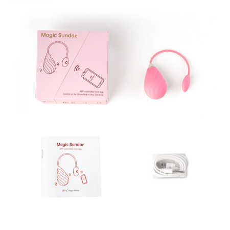 Magic Motion Magic Sundae Pink - Smart Intimate Device with App Control