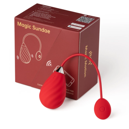 Magic Motion Magic Sundae Red Smart App-Controlled Intimate Device