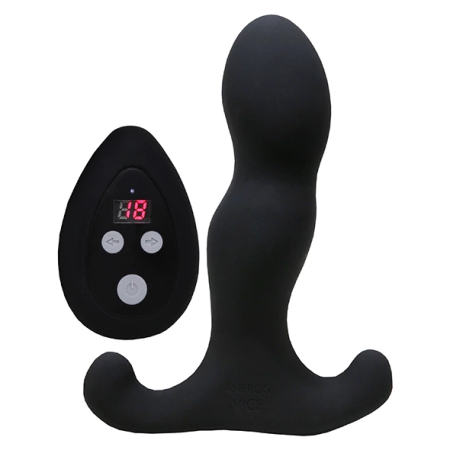 Aneros Vice 2 Black Dual-Motor Intimate Device with Remote 10.8cm