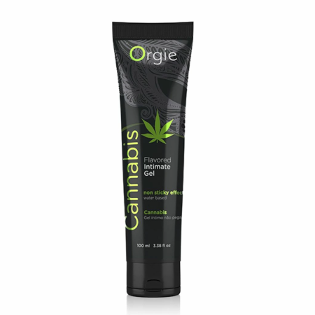 Orgie Lube Tube Cannabis 100ml Water-Based Gel with Hemp Oil & Aroma