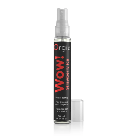 Orgie Wow! Strawberry Ice Mouth Spray 10ml - Menthol & Strawberry Flavor
