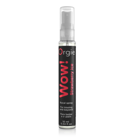 Orgie Wow! Strawberry Ice Mouth Spray 10ml - Menthol & Strawberry Flavor