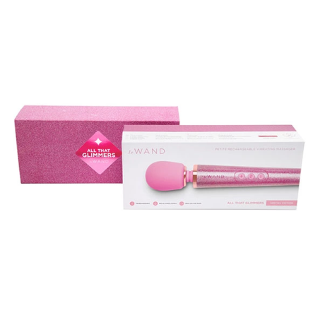 Le Wand Petite All That Glimmers Massager Pink - Limited Edition Set