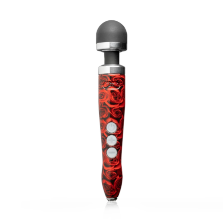 Doxy Die Cast 3R Rechargeable Wand Massager Rose Pattern, Aluminium