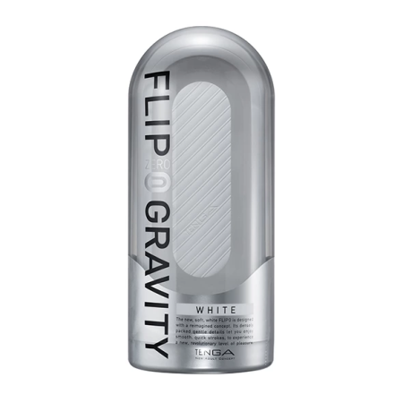 Tenga Flip Zero 0 Gravity White - Innovative Reusable Intimate Device