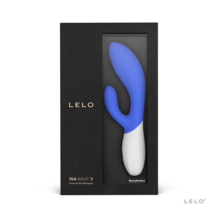 Lelo Ina Wave 2 California Sky Dual-Action Silicone Massager 12 Modes