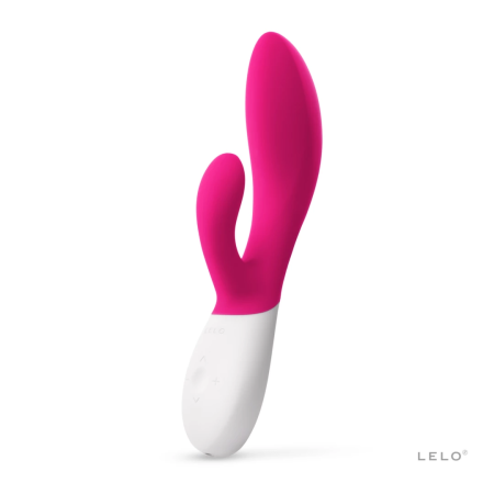 Lelo INA Wave 2 Cerise - Dual-Action Silicone Massager, 12 Modes