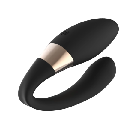 LELO Tiani Duo Black - Flexible Silicone Couples Model, Remote Control