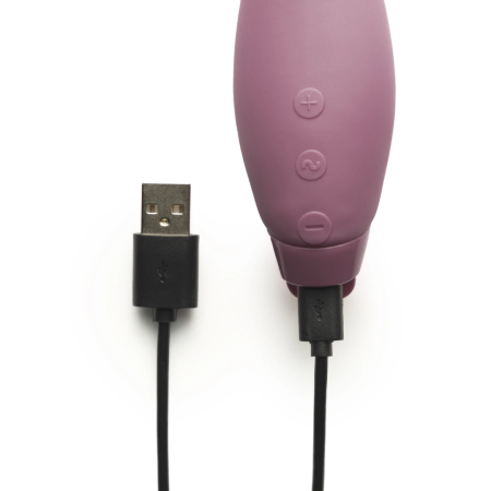 Je Joue Juno Intimate Wellness Device Purple - Curved Silicone, 5 Speeds