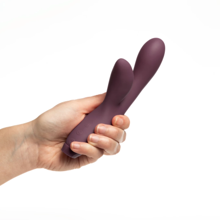 Je Joue Hera Purple - Dual-Action Silicone Intimate Machine, USB, Waterproof