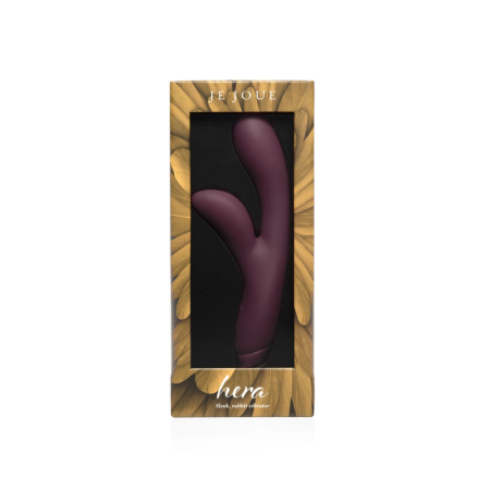 Je Joue Hera Purple - Dual-Action Silicone Intimate Machine, USB, Waterproof