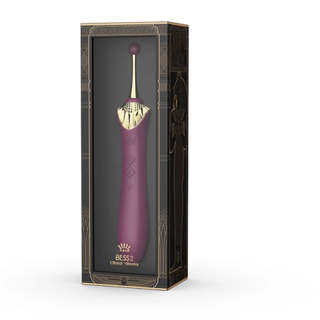 ZALO Bess 2 Velvet Purple Intimate Massager with Attachments, Heating