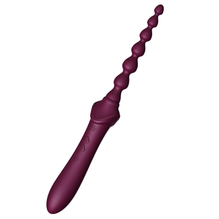 ZALO Bess 2 Velvet Purple Intimate Massager with Attachments, Heating