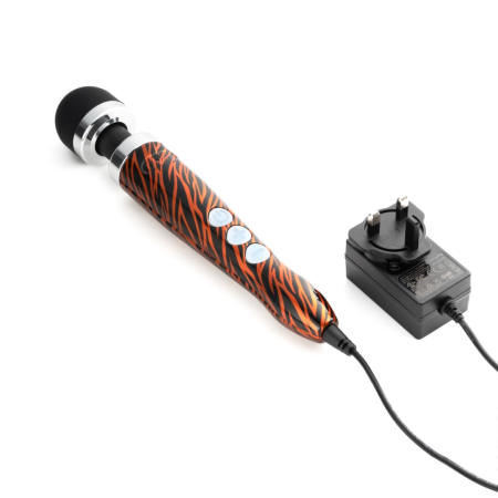 DOXY Die Cast 3 Wand Massager Tiger - Compact Plug-In, Metal Body
