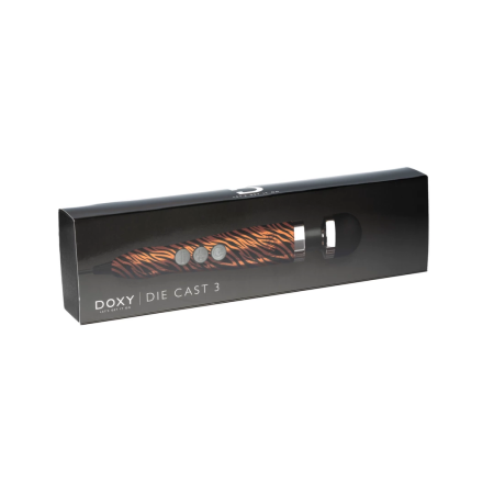 DOXY Die Cast 3 Wand Massager Tiger - Compact Plug-In, Metal Body