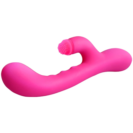 Nalone Idol Pink - Dual-Action Vibrating Device with Rotating Brush, 22.5 cm