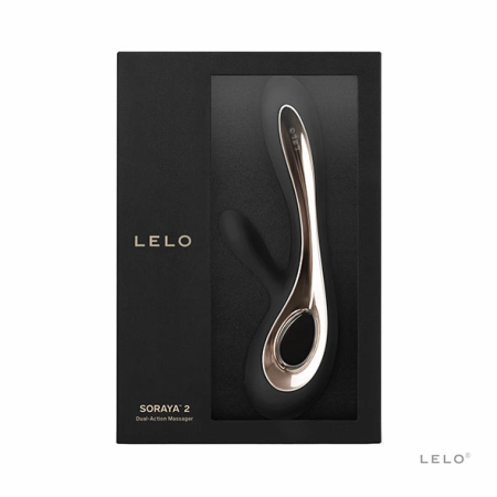 Lelo Soraya 2 Black Dual-Action Intimate Massager, 12 Modes, Waterproof