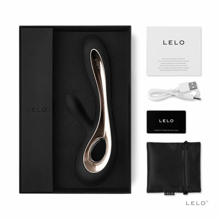 Lelo Soraya 2 Black Dual-Action Intimate Massager, 12 Modes, Waterproof