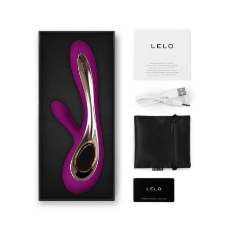 Lelo Soraya 2 Deep Rose Dual-Action Intimate Massager, 12 Modes