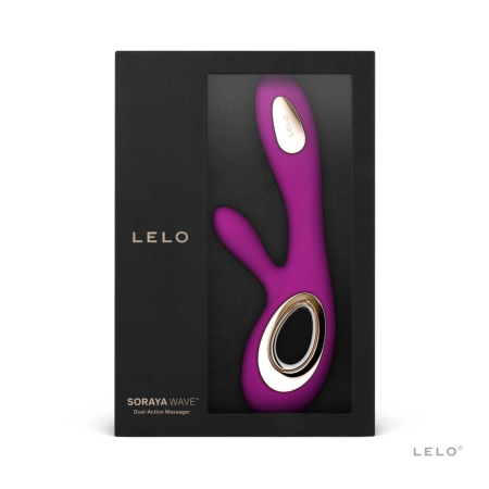 LELO Soraya Wave Deep Rose - Premium Dual-Action Massager, 218 mm