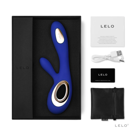 LELO Soraya Wave Midnight Blue Dual-Action Intimate Device Silicone