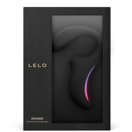 LELO Enigma Black - Dual-Sonic Intimate System, Waterproof, Rechargeable