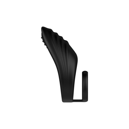 Nexus Enhance Rechargeable Dual Vibrating Intimate Ring - Black Silicone