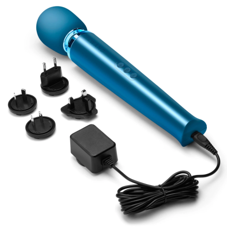 Le Wand Massager Pacific Blue - Rechargeable, 10 Intensity Levels