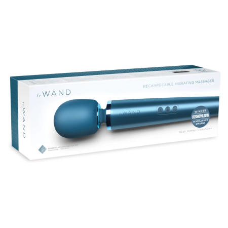 Le Wand Massager Pacific Blue - Rechargeable, 10 Intensity Levels