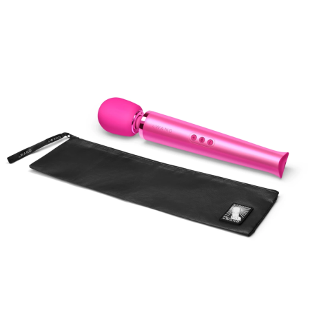 Le Wand Massager Magenta - Multi-Intensity Rechargeable Wand, 340mm