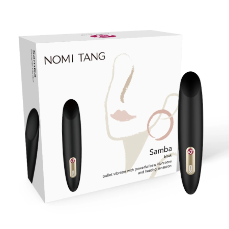 Nomi Tang Samba Heating Compact Vibrator - USB Rechargeable, Blue, 112 mm