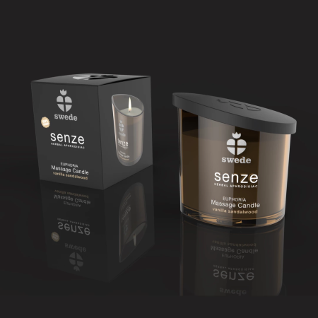 Swede Senze Euphoria Massage Candle 50ml - Vanilla & Sandalwood Aroma