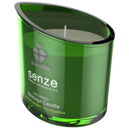 Swede Senze Arousing Massage Candle 50ml - Invigorating Citrus & Pepper