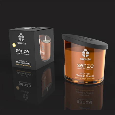 Swede Senze Massage Candle Seduction 50ml - Aromatic Soy Wax Formula