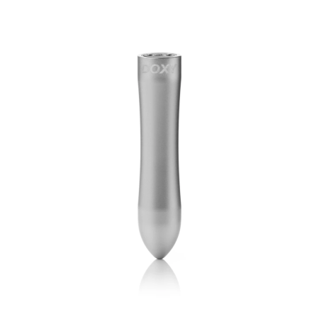 Doxy Bullet Silver - Compact Rechargeable Aluminium Massager 12 cm