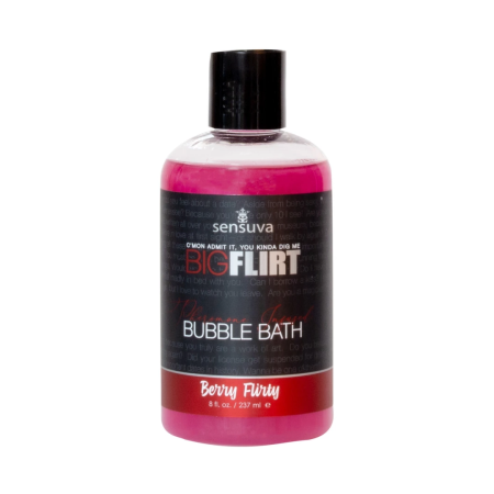 Sensuva Big Flirt Pheromone Bubble Bath Berry Flirty 237ml