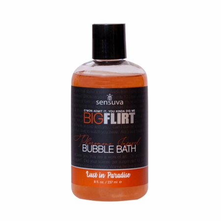 Sensuva Big Flirt Bubble Bath Paradise Scent 237ml - Pheromone Formula