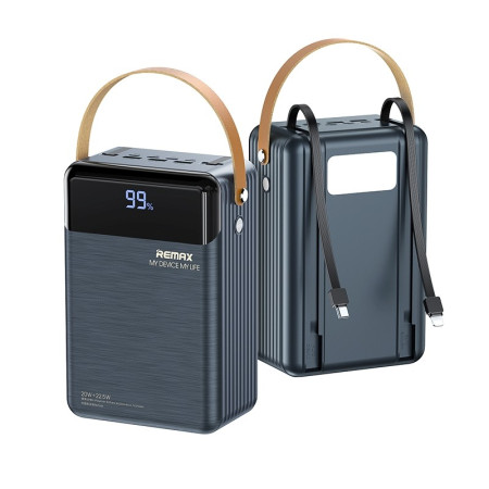 Išorinė baterija Power Bank Remax RPP-566 80000mAh pilka