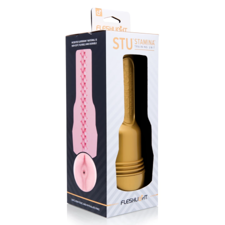 Fleshlight Stamina Training Unit STU Gold Case Intimate Machine 810476019402