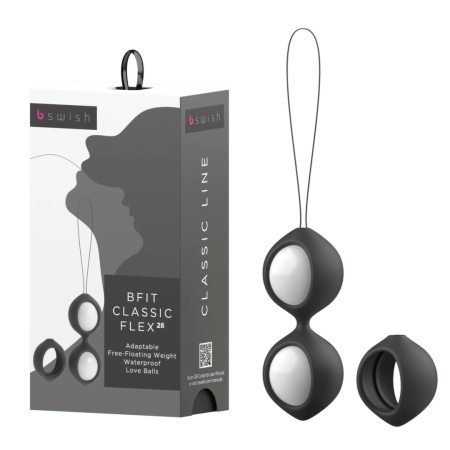 B Swish bfit Classic Flex Black - Silicone Pelvic Floor Trainer 28g