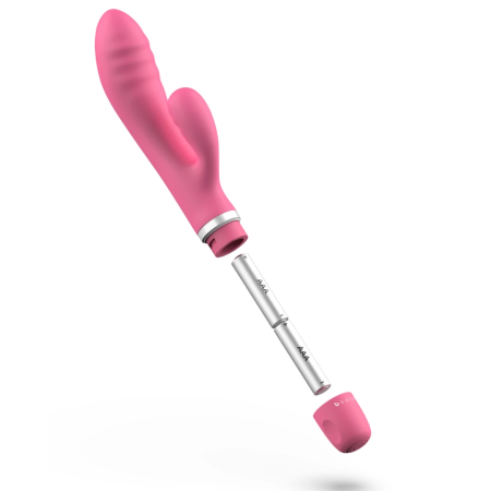 B Swish Bwild Classic Wave Guava Dual Motor Silicone Massager 10 cm