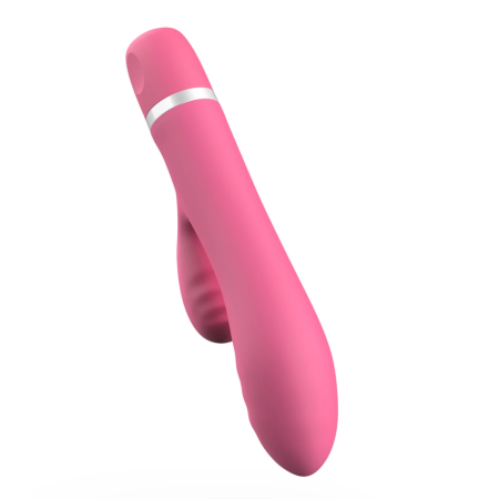 B Swish Bwild Classic Wave Guava Dual Motor Silicone Massager 10 cm